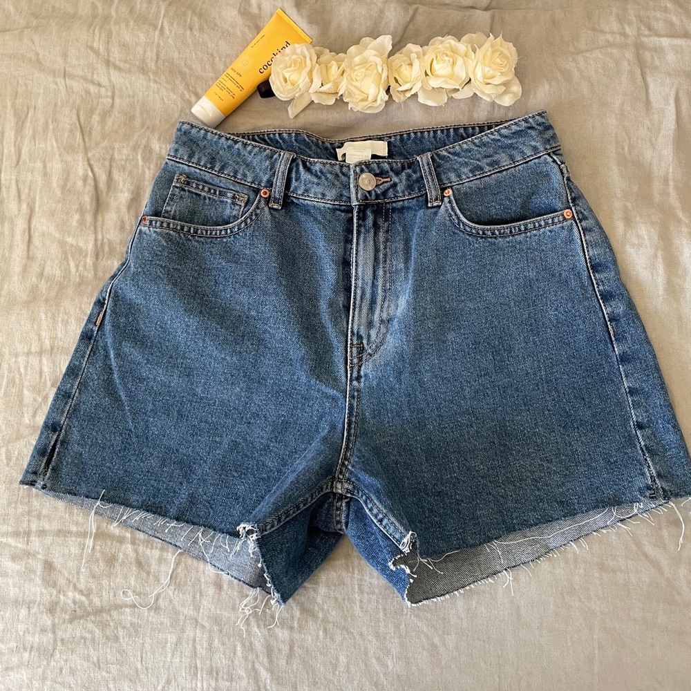H&M High-waisted Denim Shorts